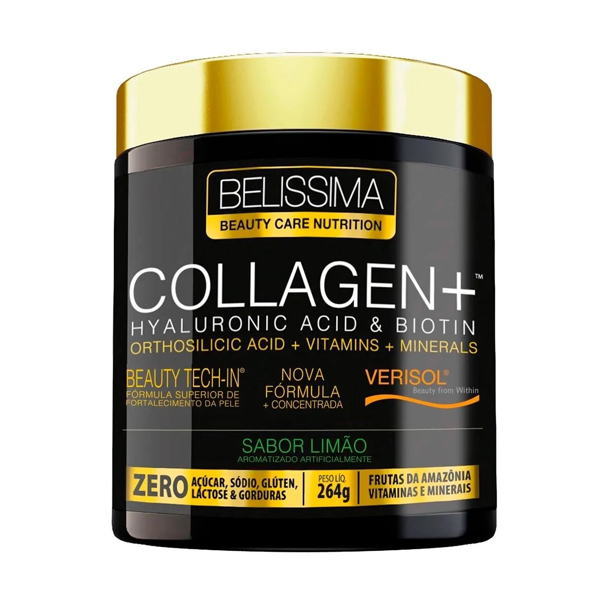 Collagen Plus Limão Black Skull 264g