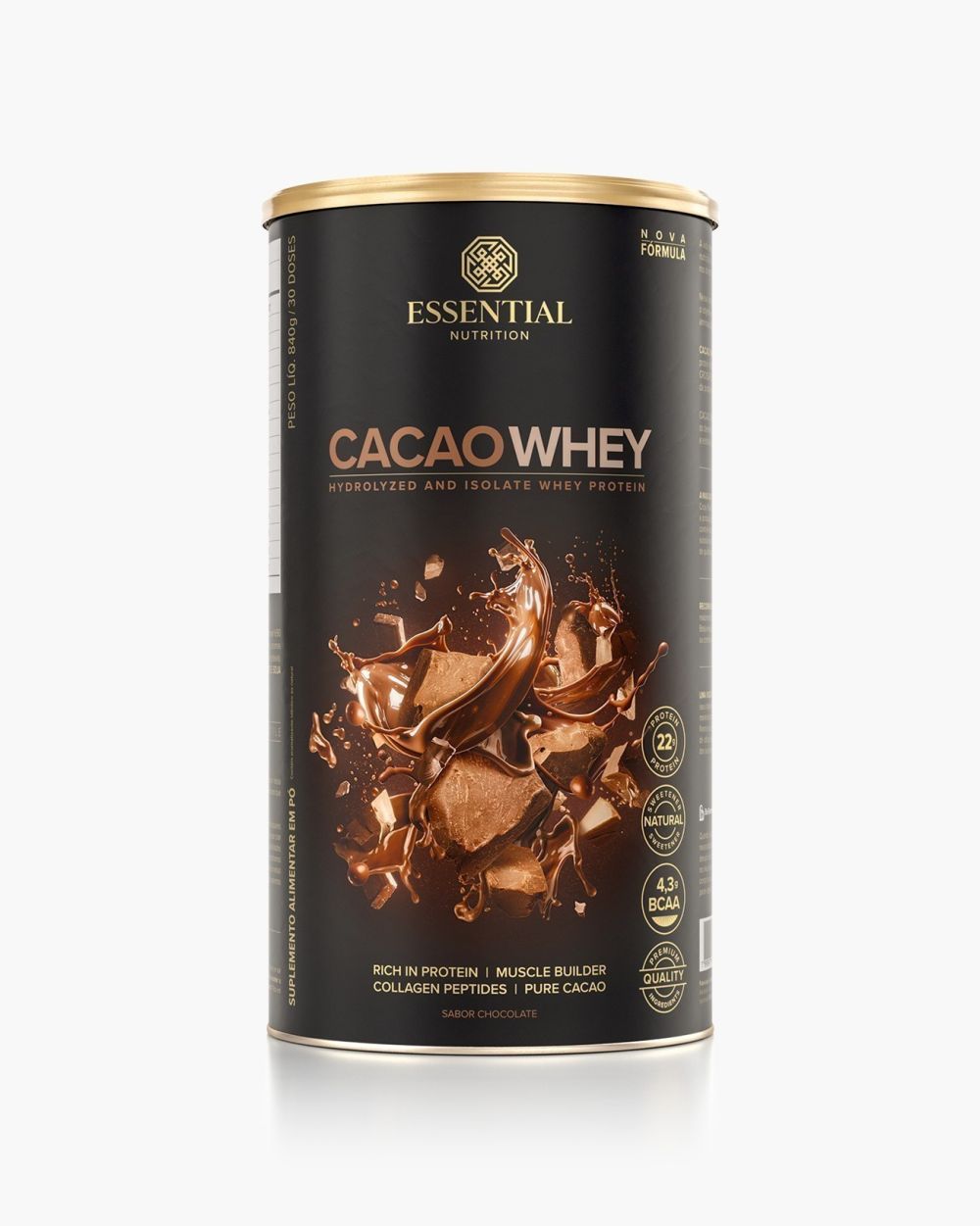 Cacao Whey Essential Nutrition 840g