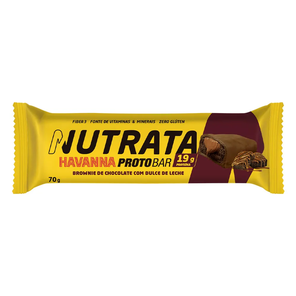Protobar Havanna Brownie com Dulce de Leche Nutrata 70g