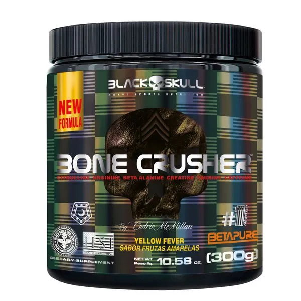 Bone Crusher Yellow Fever Frutas Amarelas Black Skull 300g