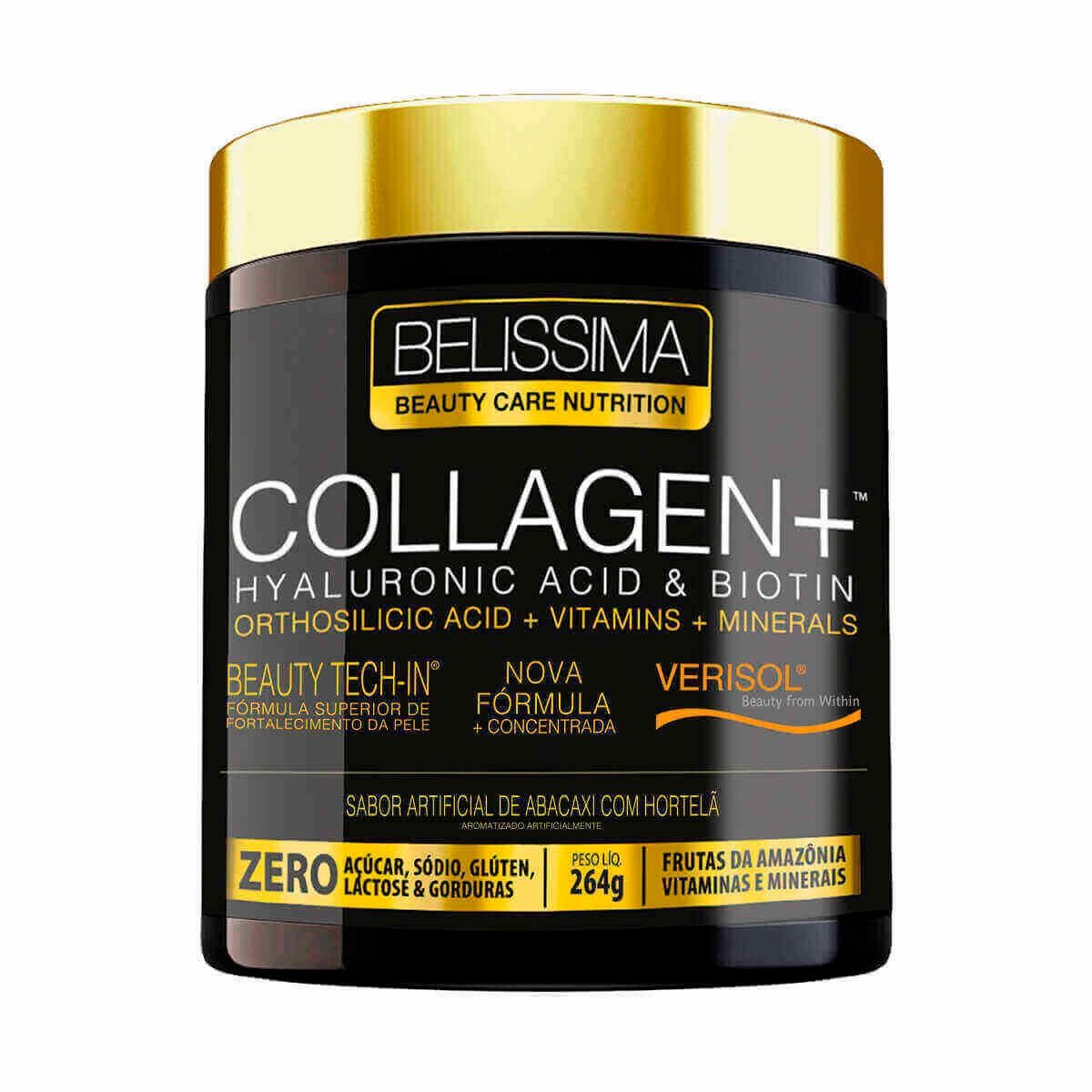 Collagen Plus Abacaxi com Hortelã Black Skull 264g
