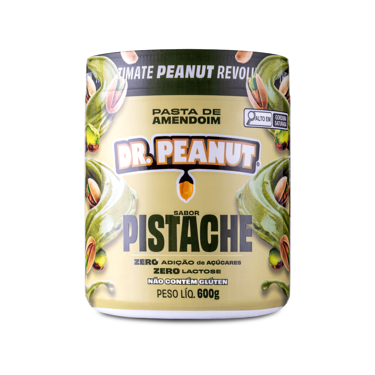 Pasta de Amendoim Sabor Pistache Dr. Peanut 900g