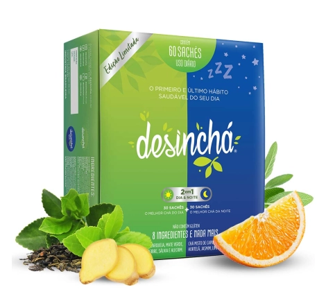Desinchá Misto Dia+Noite 60 Sachês
