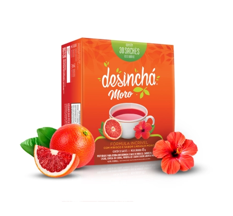 Desinchá Moro Laranja e Hibisco 30 Sachês