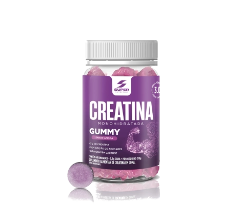 Super Gummy Creatina Amora Desinchá 30 Gomas