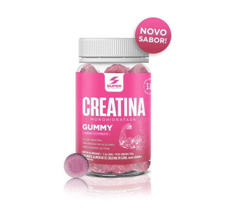 Super Gummy Creatina Tutti Frutti Desinchá 30 Gomas