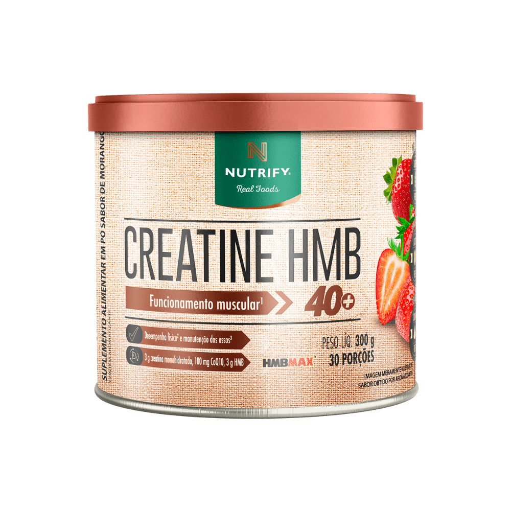Creatine HMB Nutrify Morango 300g