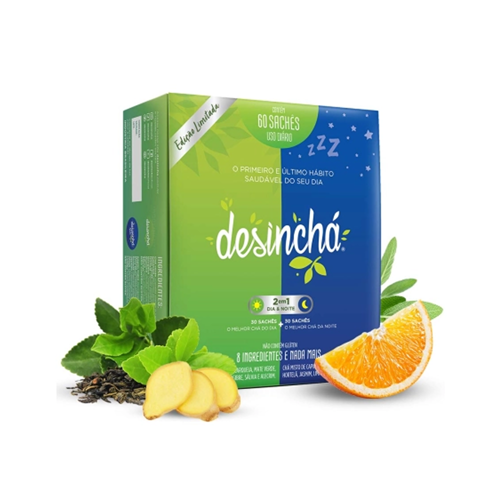 Desinchá Misto Dia+Noite 60 Sachês