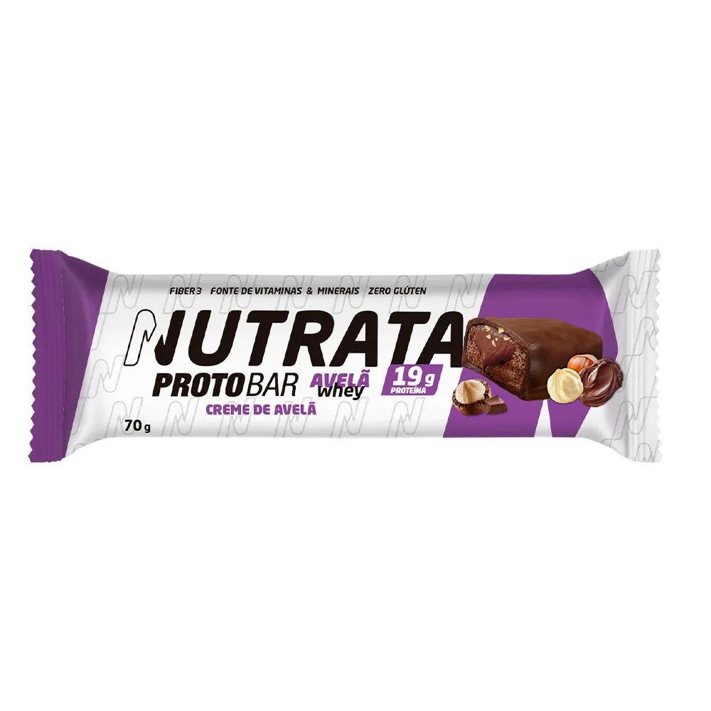 Protobar Avelã Whey Creme de Avelã Nutrata 70g