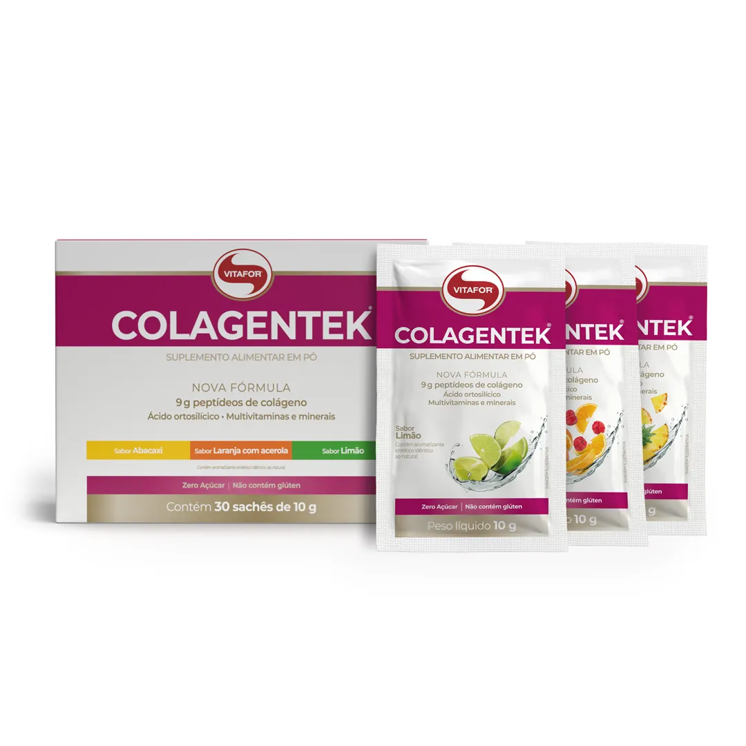 Colagentek 30 Sachês 10g Sortidos Vitafor