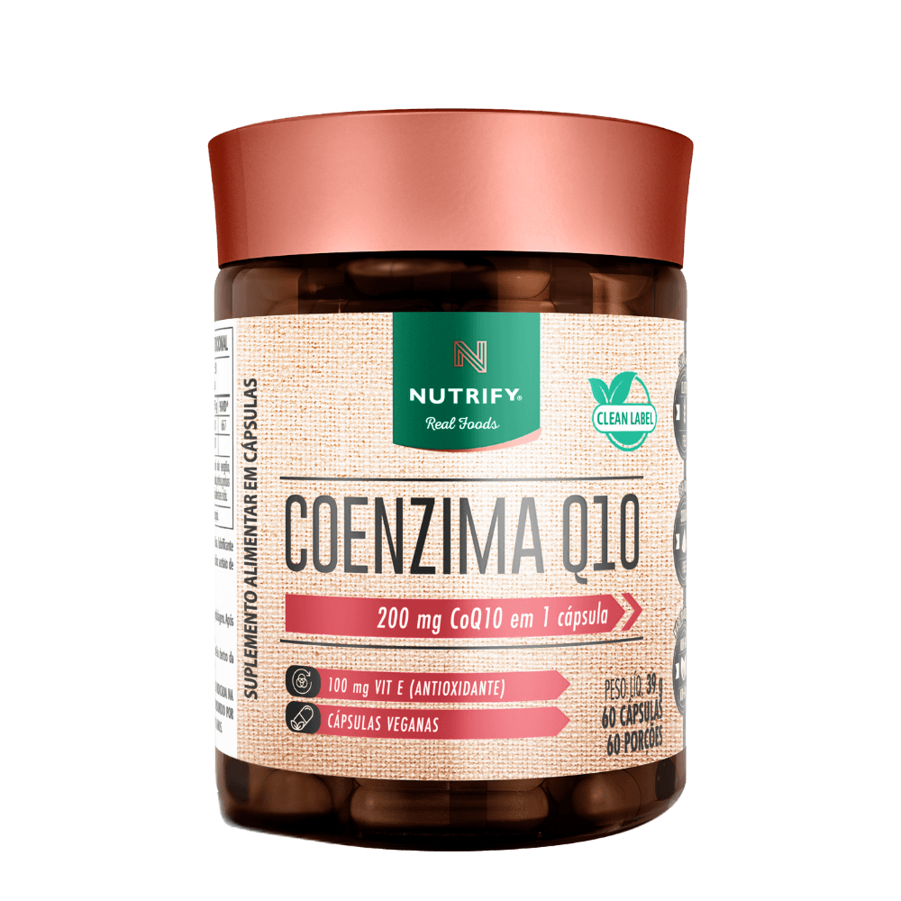 Coenzima Q10 Nutrify 200mg 60 Cápsulas