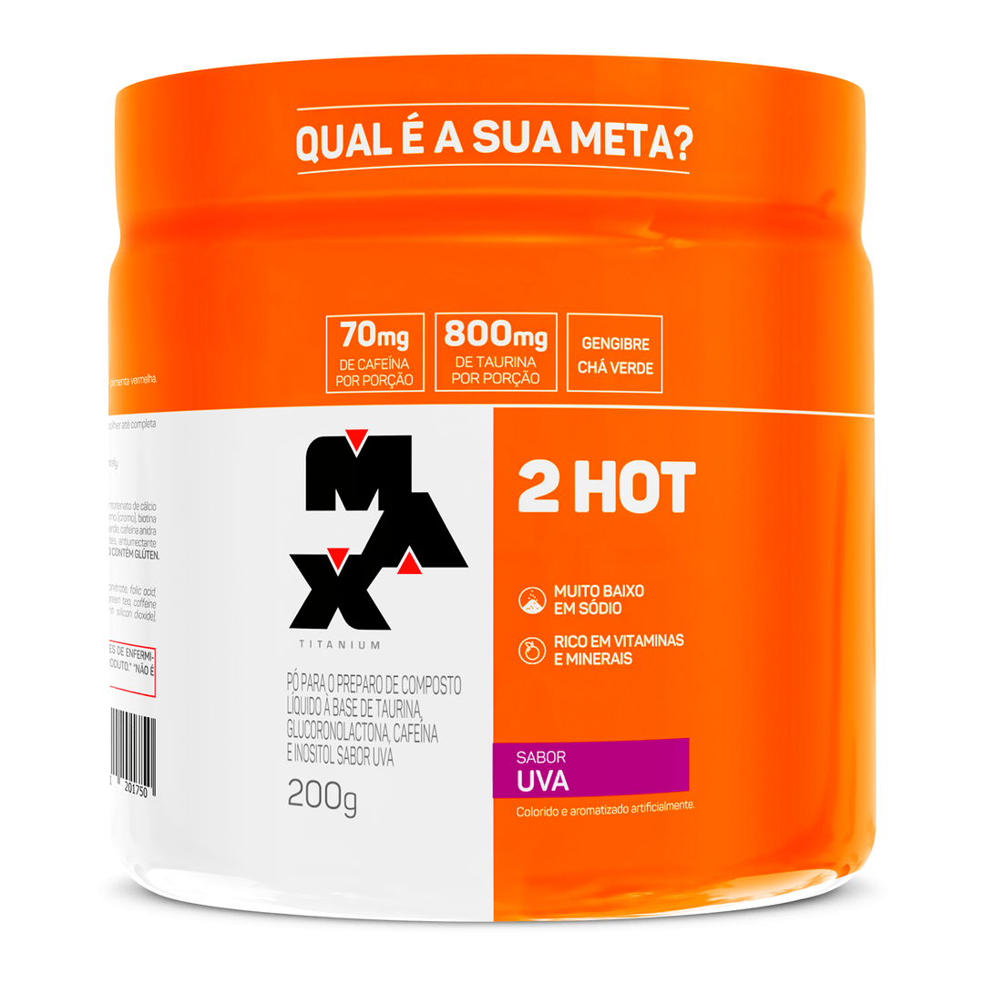 Termogênico 2Hot Uva Max Titanium 200g