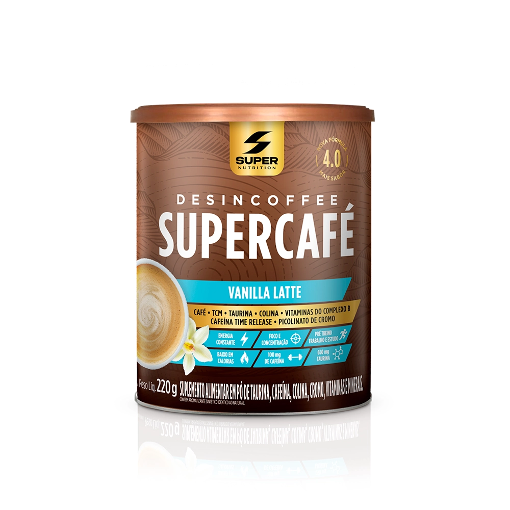Desincoffee Supercafé Vanilla Latte Desinchá 220g
