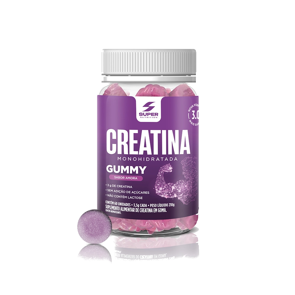 Super Gummy Creatina Amora Desinchá 30 Gomas