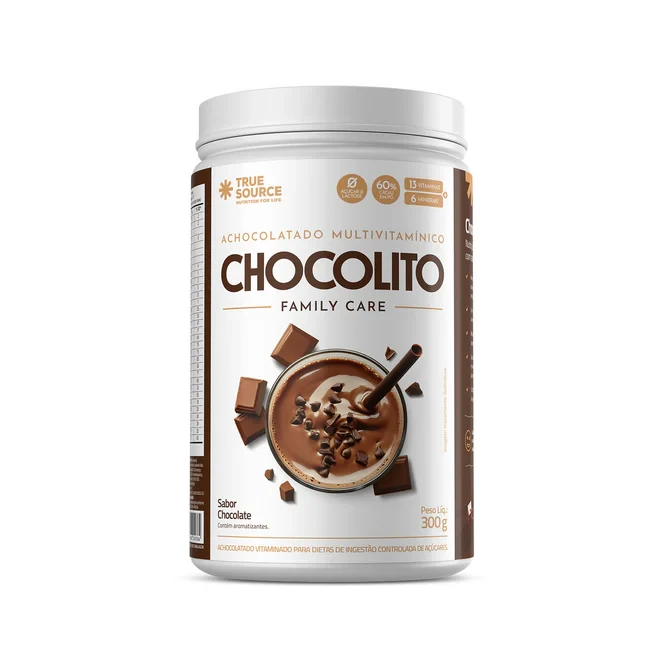 Achocolatado Multivitamínico Chocolito Chocolate True 300g