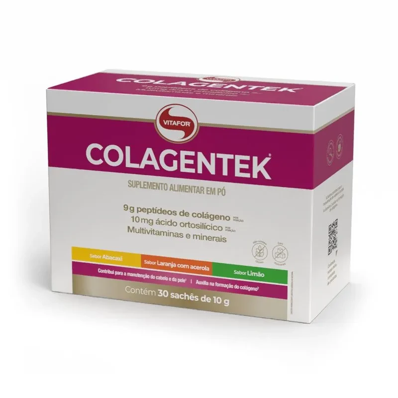 Colagentek 30 Sachês 10g Sortidos Vitafor