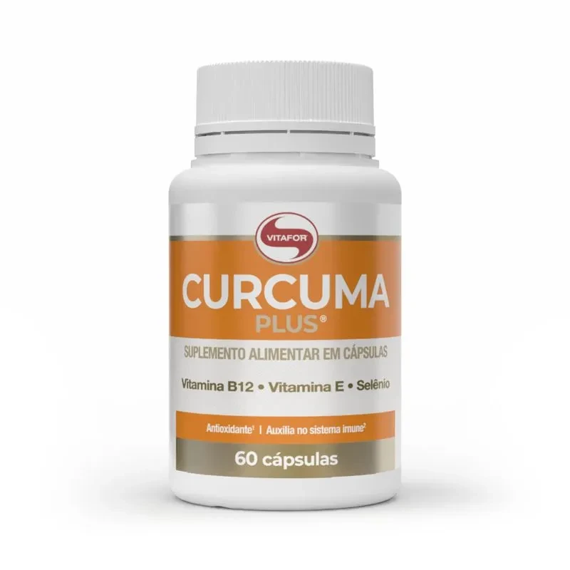 Cúrcuma Plus 500mg Vitafor 60 Cápsulas
