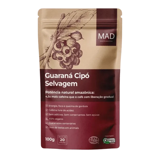 Guaraná Cipó Orgânico MAD 100g