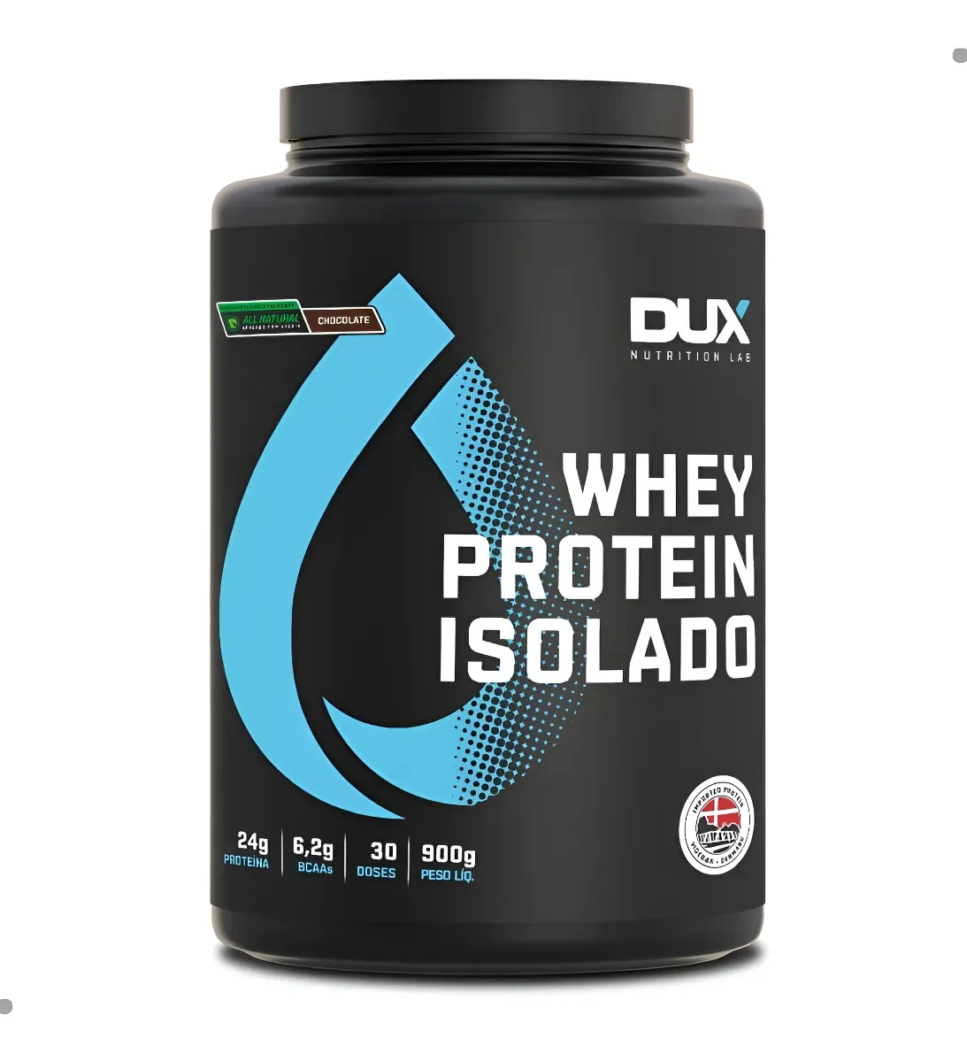 Whey Protein Isolado Chocolate DUX Human Health 900g