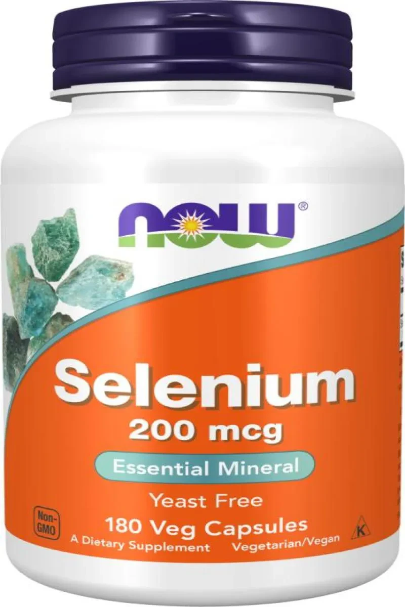 Selênio 200mcg Now Foods 180 Cápsulas