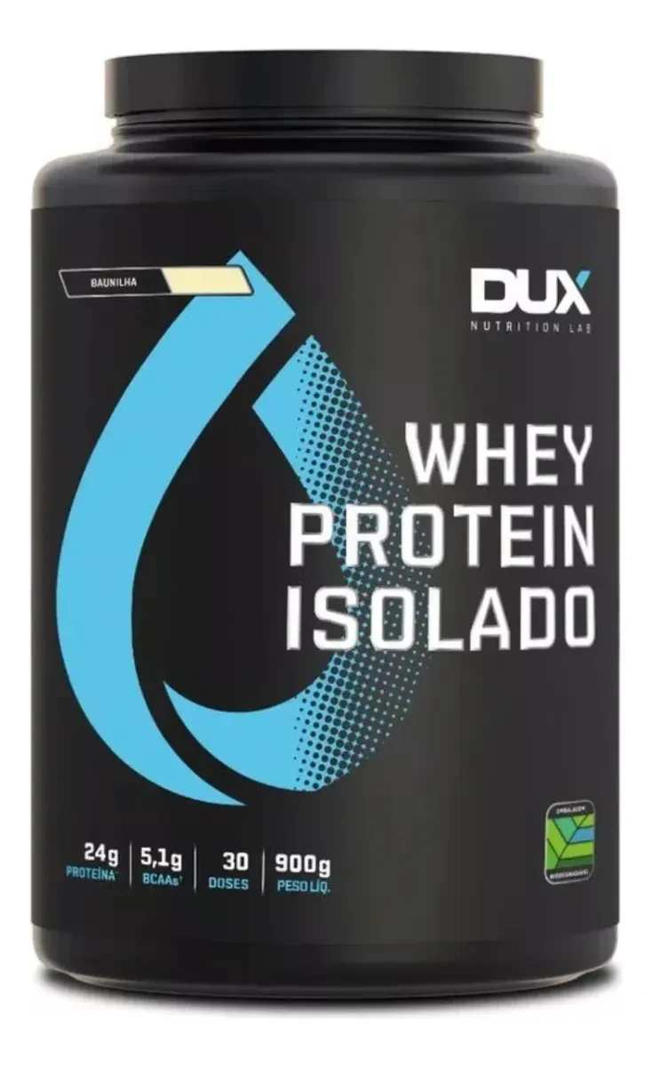Whey Protein Isolado Baunilha DUX Human Health 900g