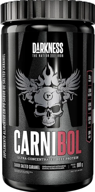 Proteina de Carne Carnibol Salted Caramel Darkness 900g