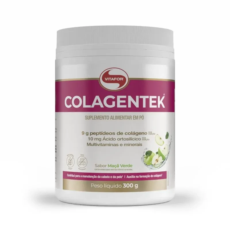 Colagentek Maçã Verde Vitafor 300g