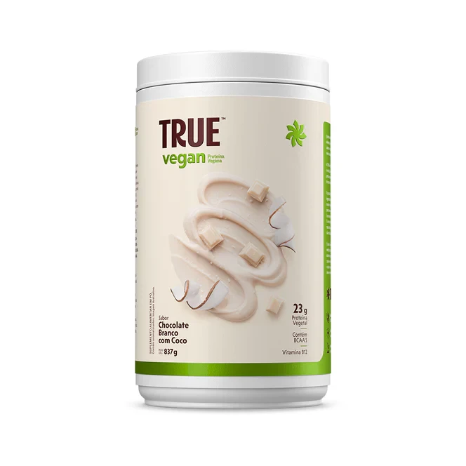 True Vegan Chocolate Branco com Coco True Source 837g