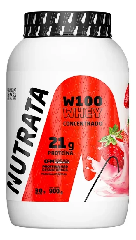 W100 Morango Nutrata 900 g Pote